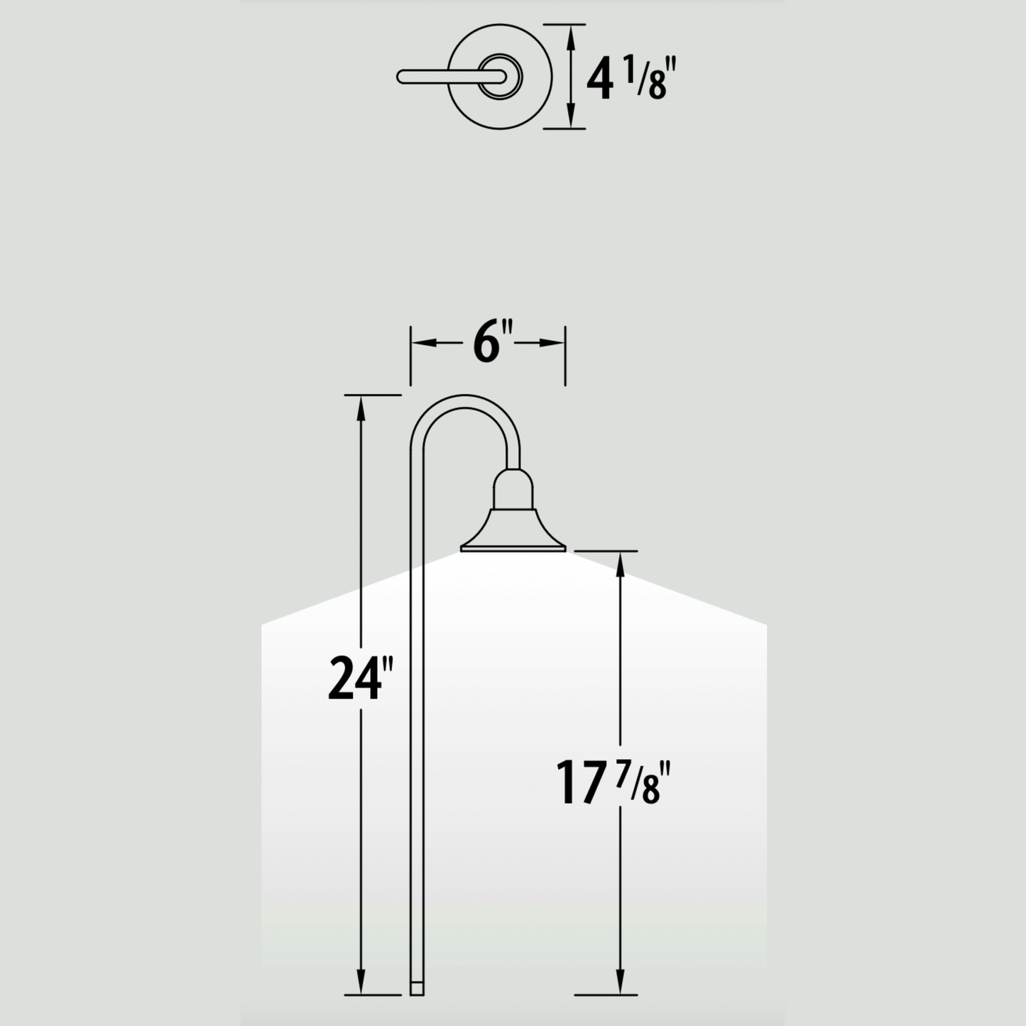 Luminaire paysager pour allées - 0112