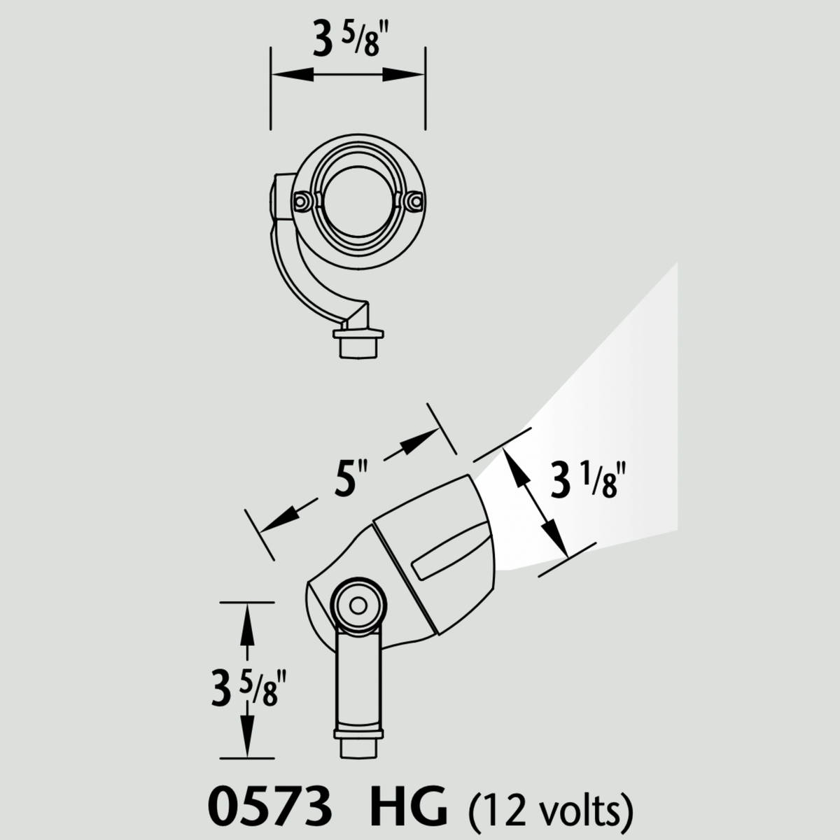 Luminaire paysager d'accentuation - 0573
