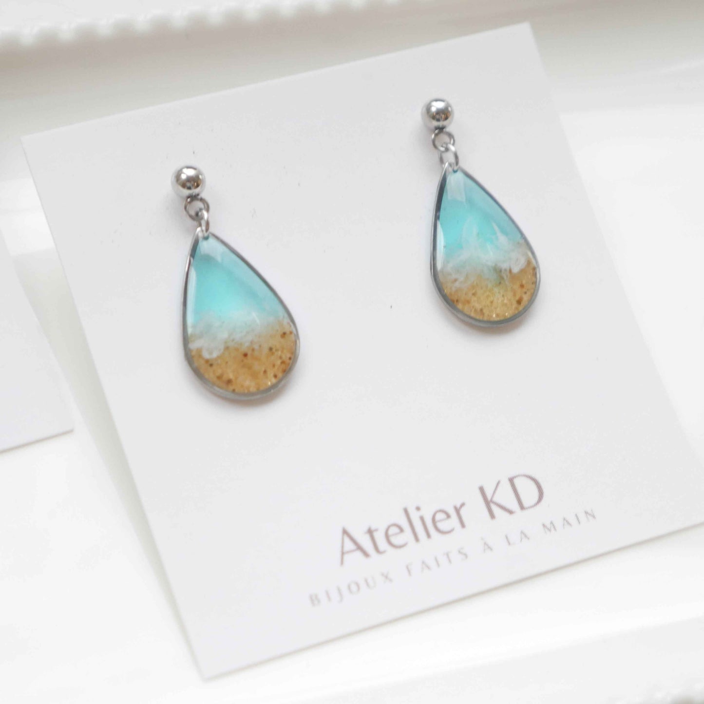 Boucles d'oreilles Tulum- goutte
