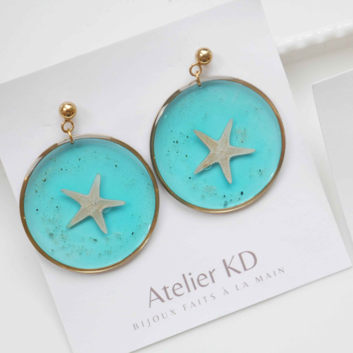 Boucles d'oreilles Stella - rond xxl