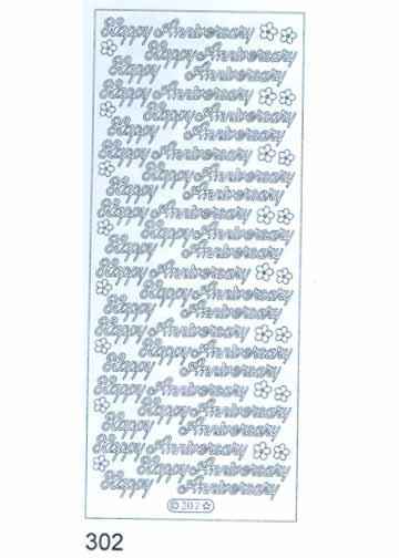 Deco Stickers - Happy Anniversary