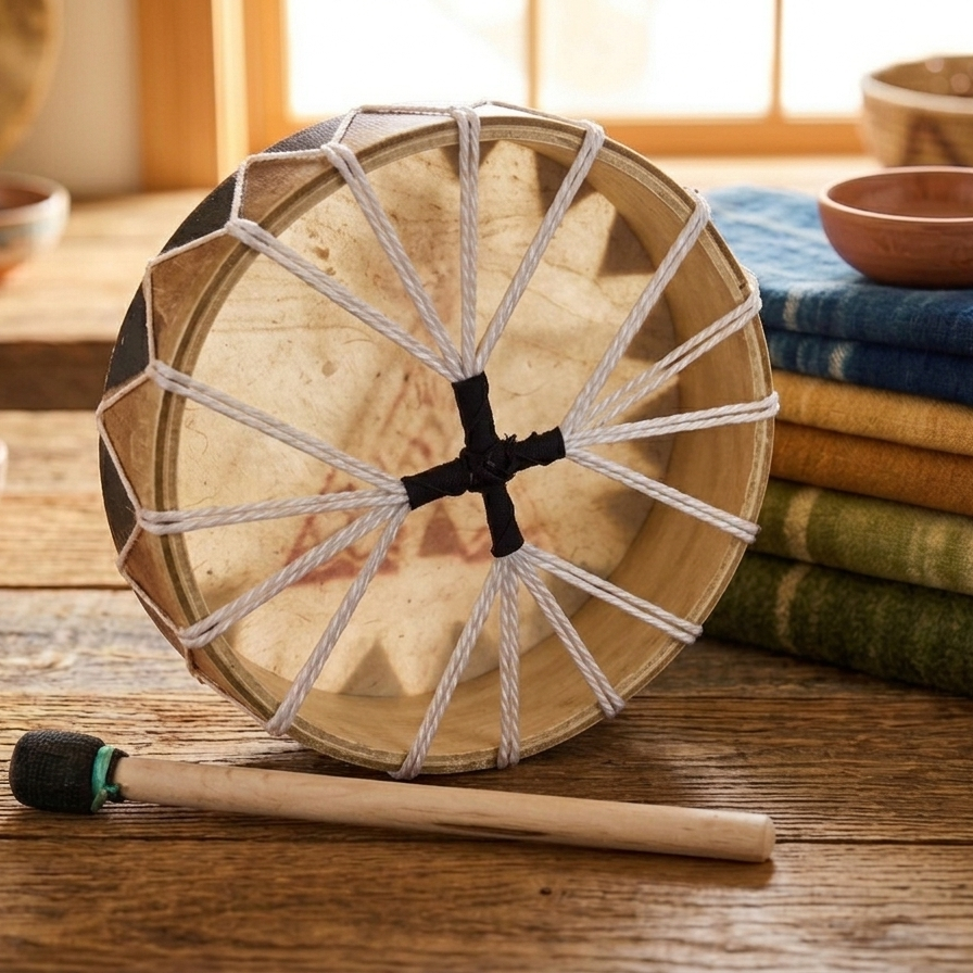 Rising Sun Lodge 12โ Hand drum