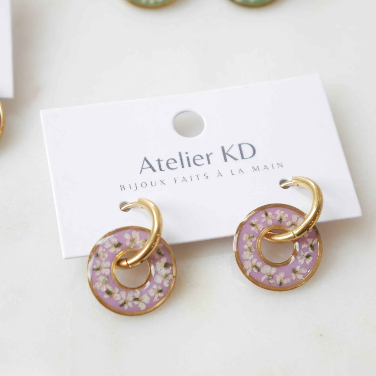 Boucles d'oreilles Dona (moyen 20mm) - Édition spéciale automne 2025