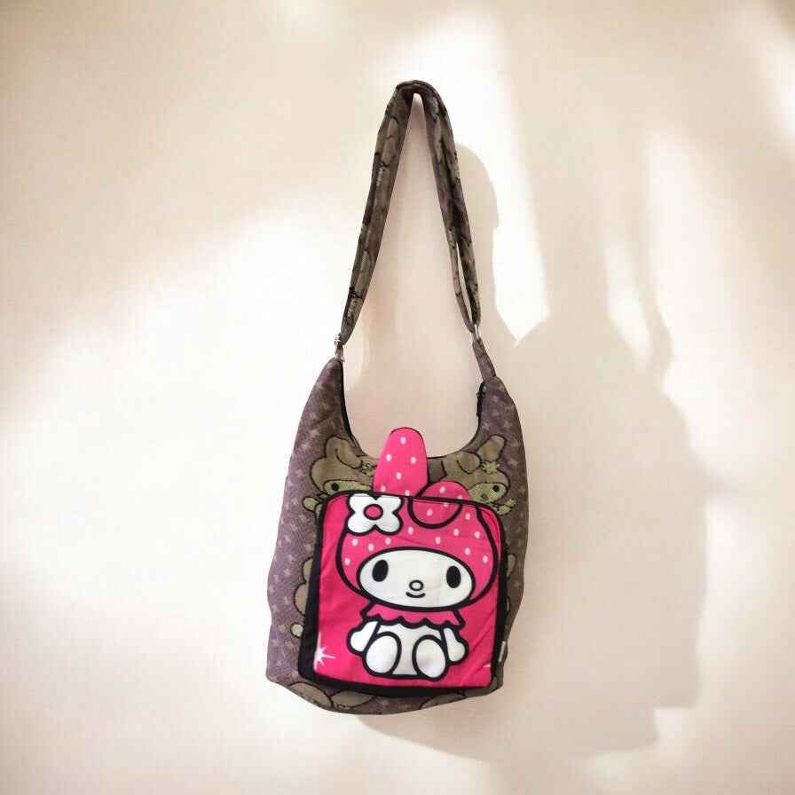 Beige Sanrio kitty Crossbody bag