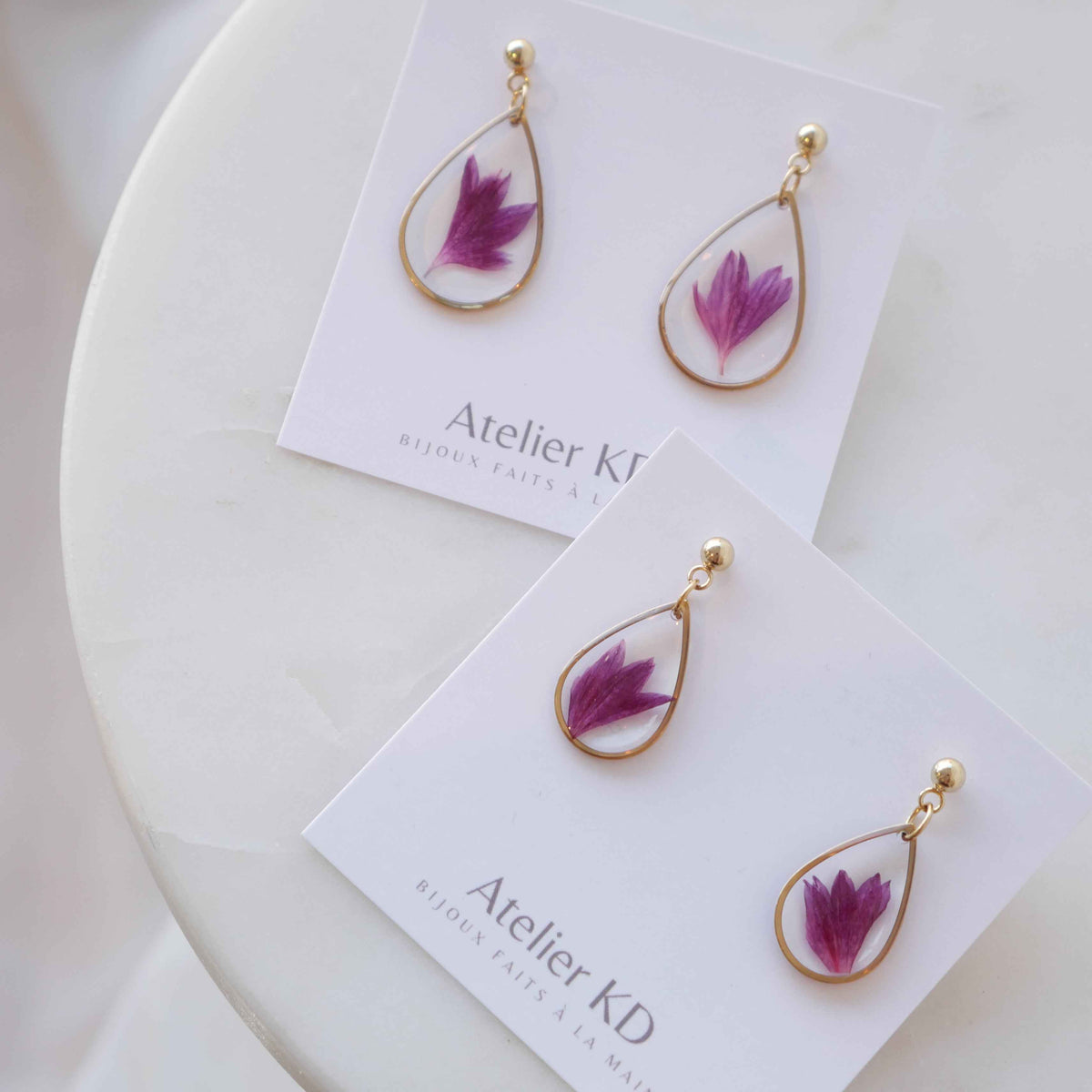 Boucles d'oreilles - goutte