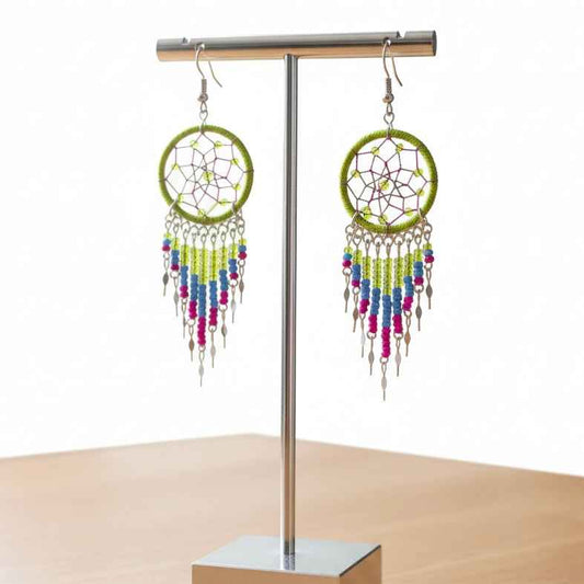 Sage green Dreamcatcher Dangles