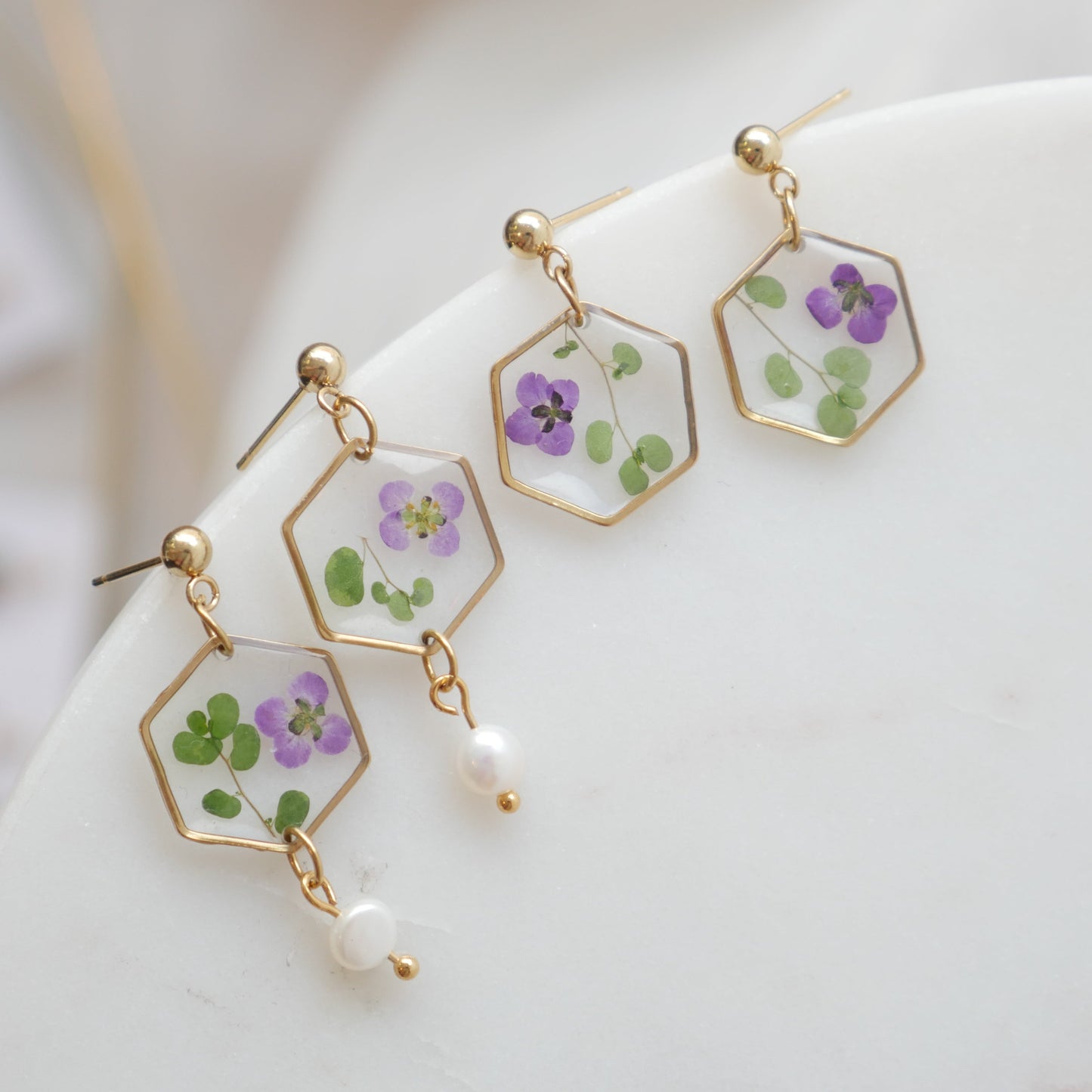 Boucles d’oreilles Chloé - Hexa (moyen)