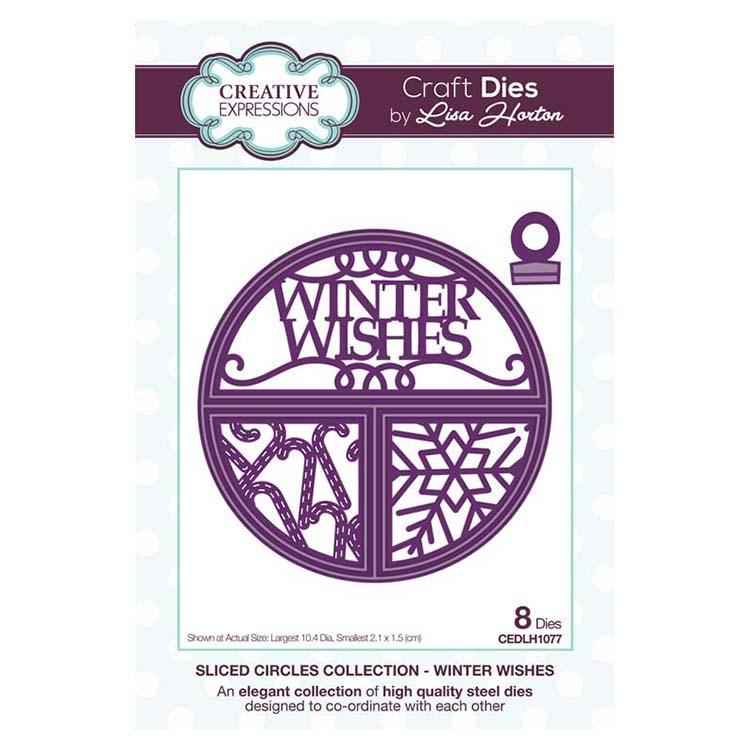 Creative Expressions Split Circles Winter Wishes Craft Die