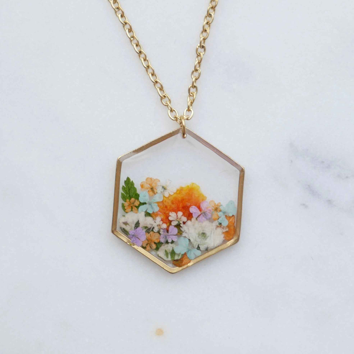 Collier bouquet - hexa (moyen)