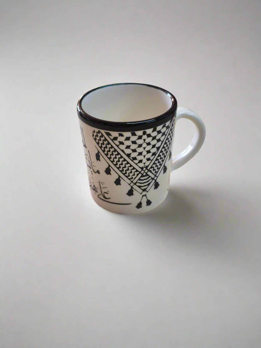 Kaffee- und Teetasse, handgemachte Keramik aus Palästina