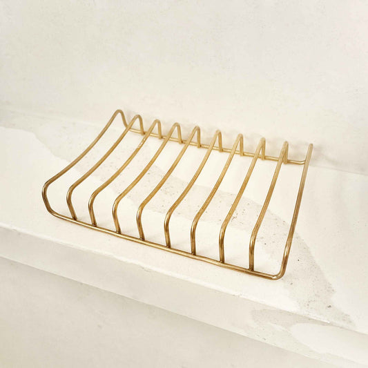 Gold Metal Soap Tray
