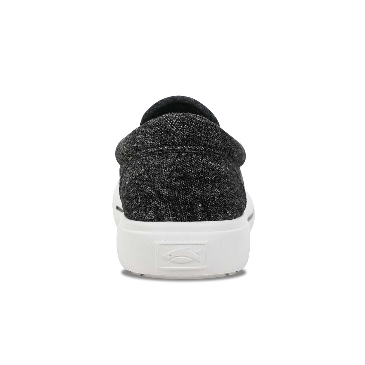 Fishooz Men's Sunwashed Slip-On Black/White