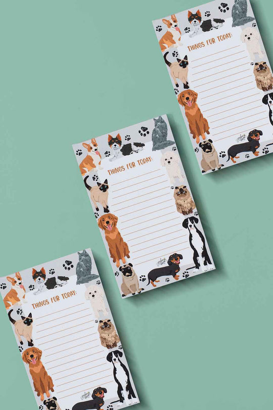 Things Fur Today Notepad
