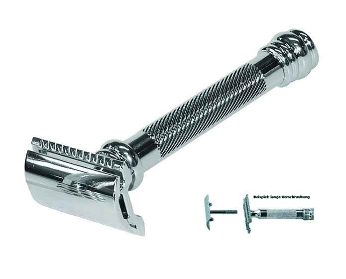 Merkur 38C Double Edge Safety Razor: Barber Pole