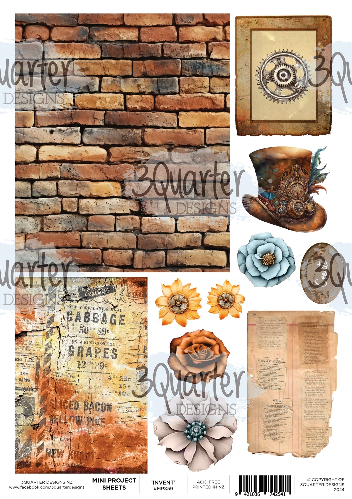 3Quarter Designs Invention Age - Mini Project Sheet