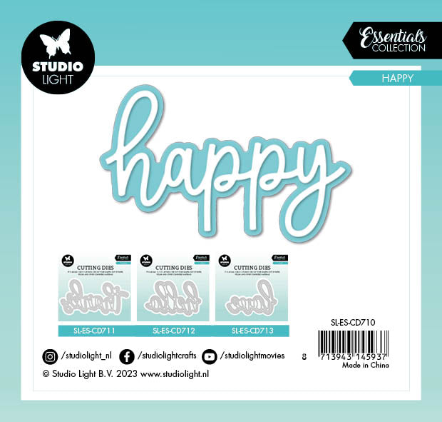 SL Cutting Die Happy Essentials 105x100x1mm 2 PC nr.710
