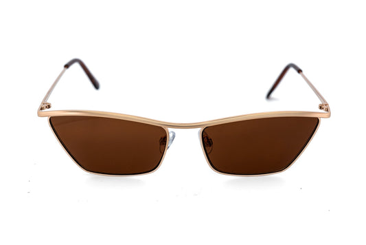 Boléro Luvonne — Slim Metal Cat-Eye Sunglasses