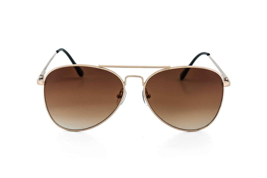 Solenza – Gold Aviator Sunglasses | Bolero Eyewear