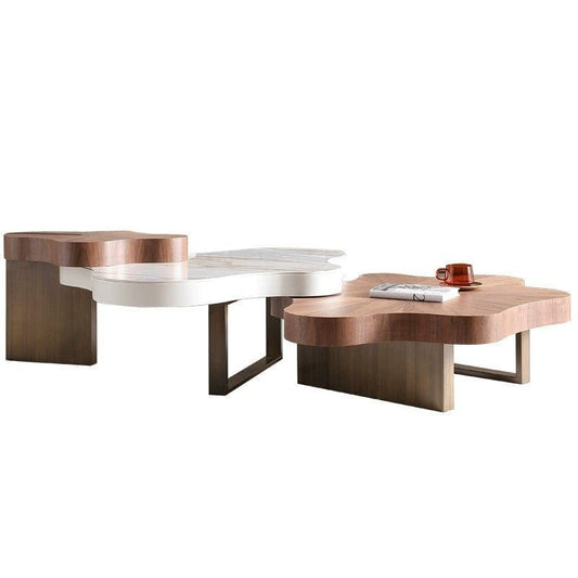 BT70 Nordic 3-Tier Modern Coffee Table Set