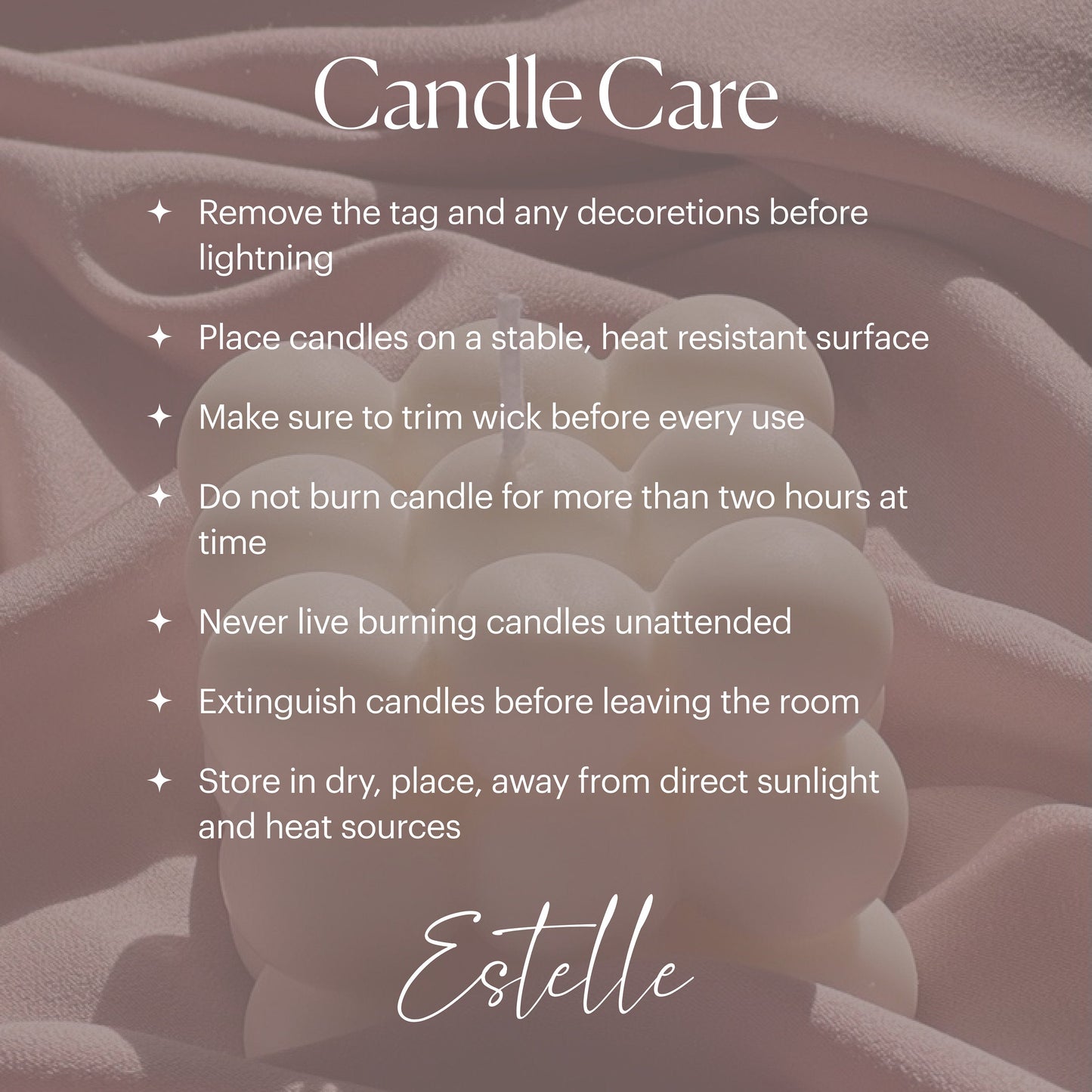 Handmade Rabbit Soy Wax Candle | Sakura Pillar Candle