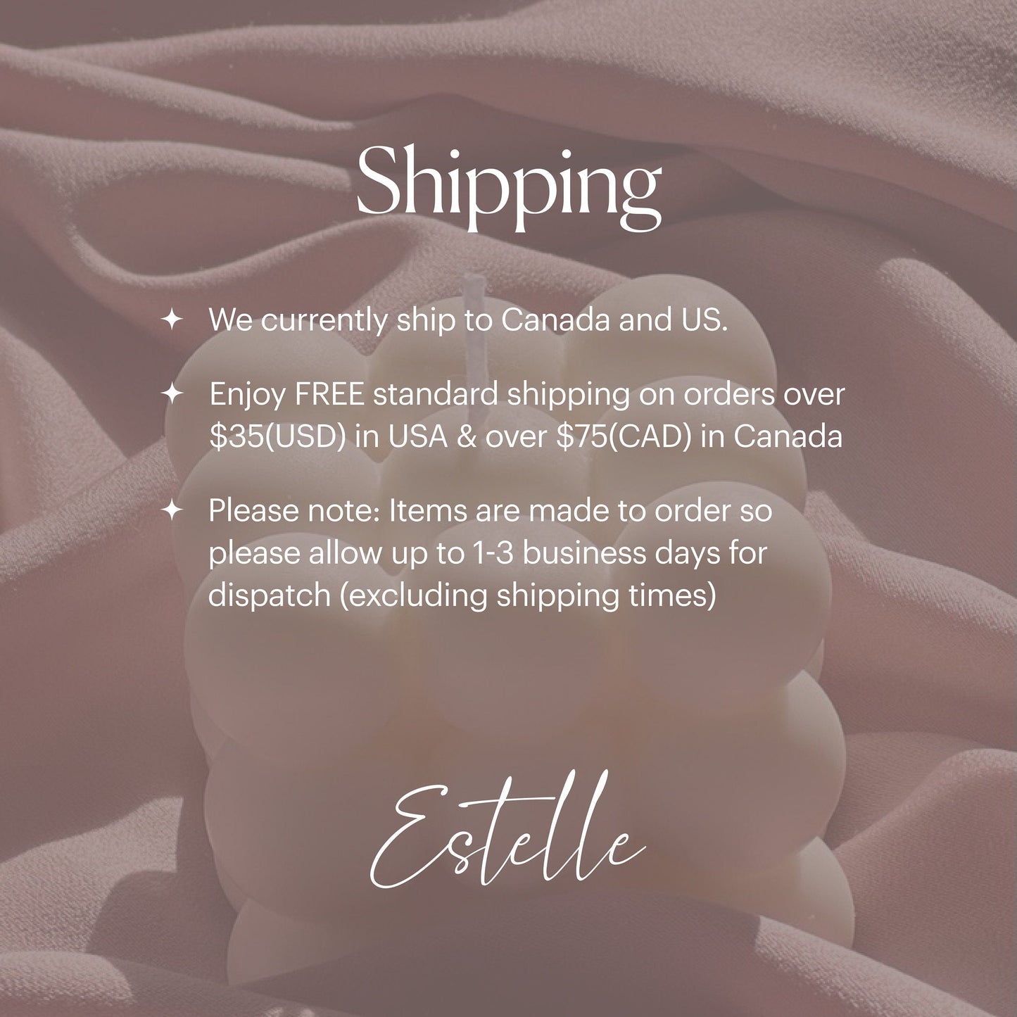Scalloped Soy Wax Ball Candle | Home Decor