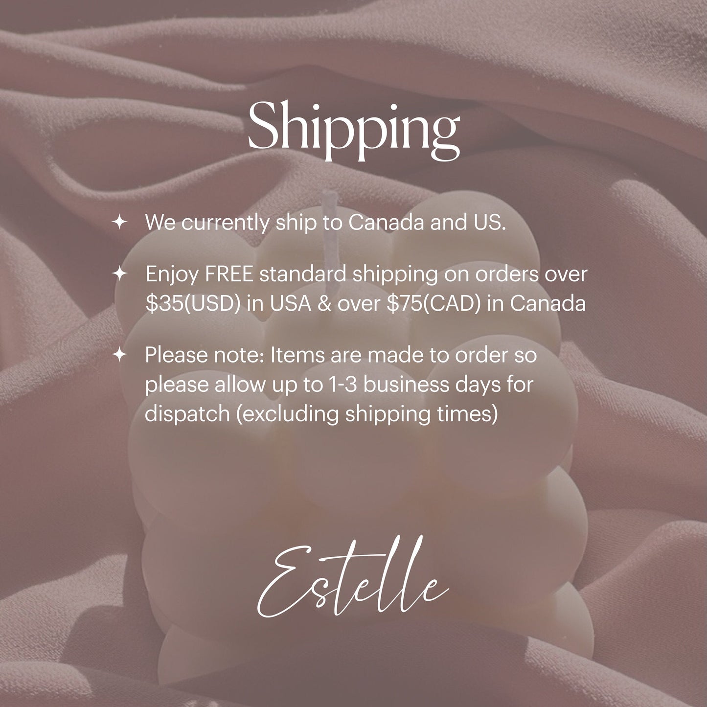 Bubble Pyramid Soy Candle | Home Decor