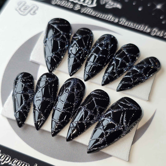 Flash Glitter Spiderweb - Glossy
