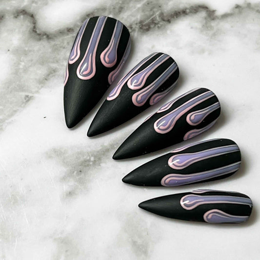 Purple Glow Drips
