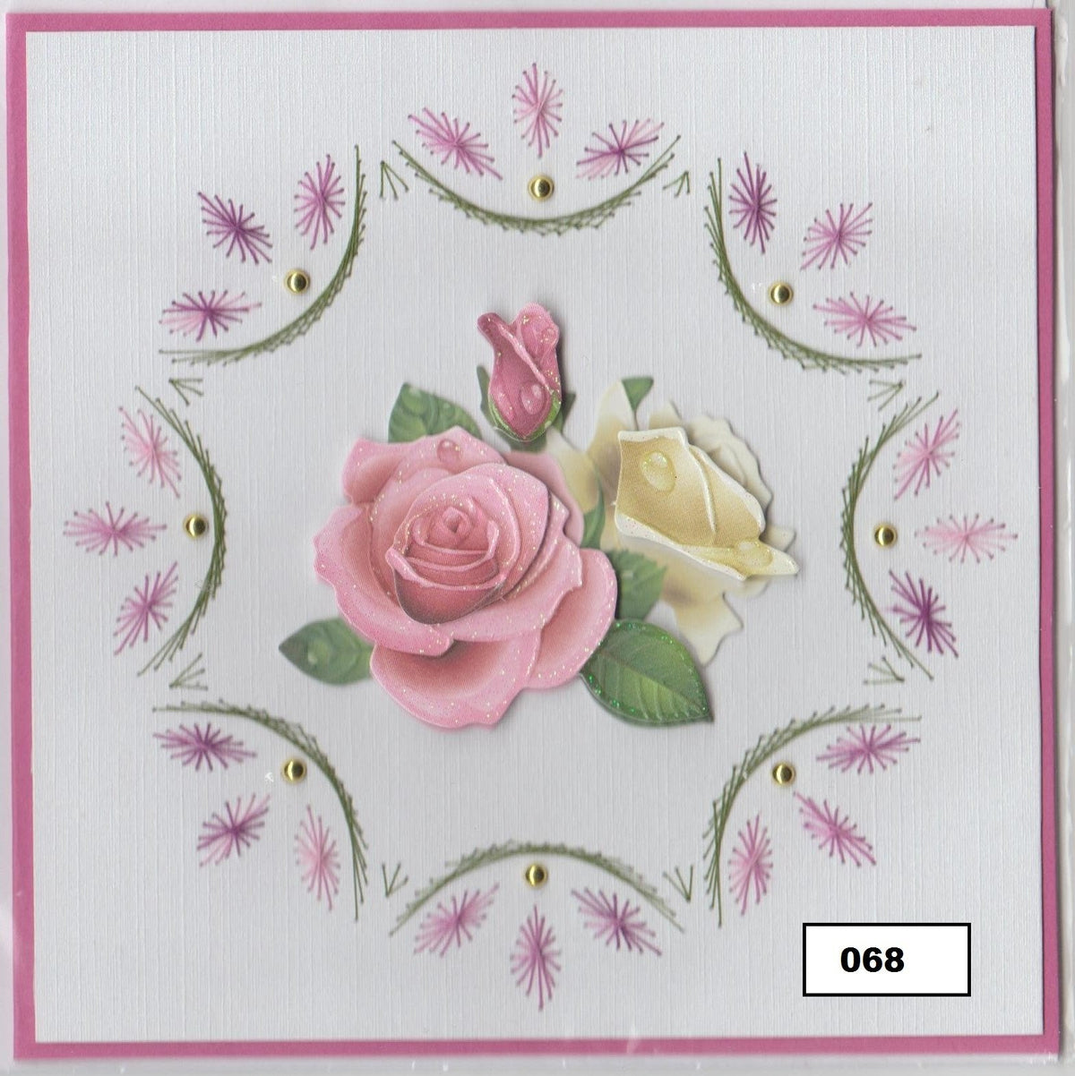 Laura's Design Digital Embroidery Pattern - Floral Wreath