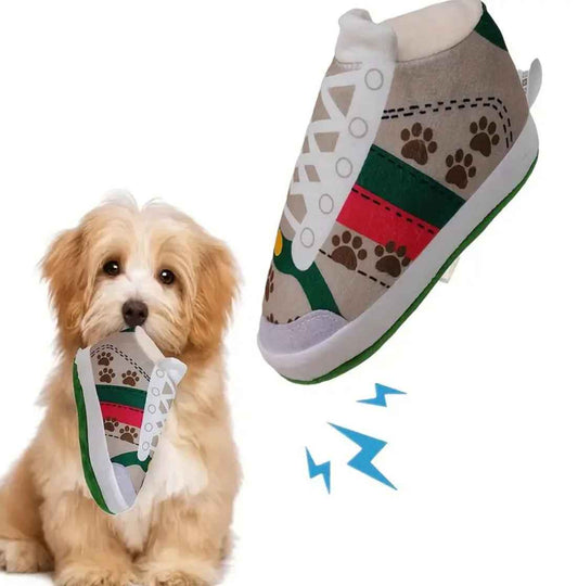 Gucchewi Sneaker Dog Toy | Plush Dog Toy