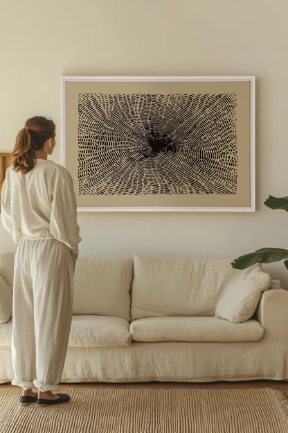 ANCIENT ROOTS, Mischtechnik auf Leinwand