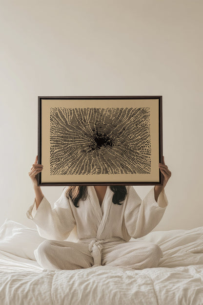 ANCIENT ROOTS, Mischtechnik auf Leinwand