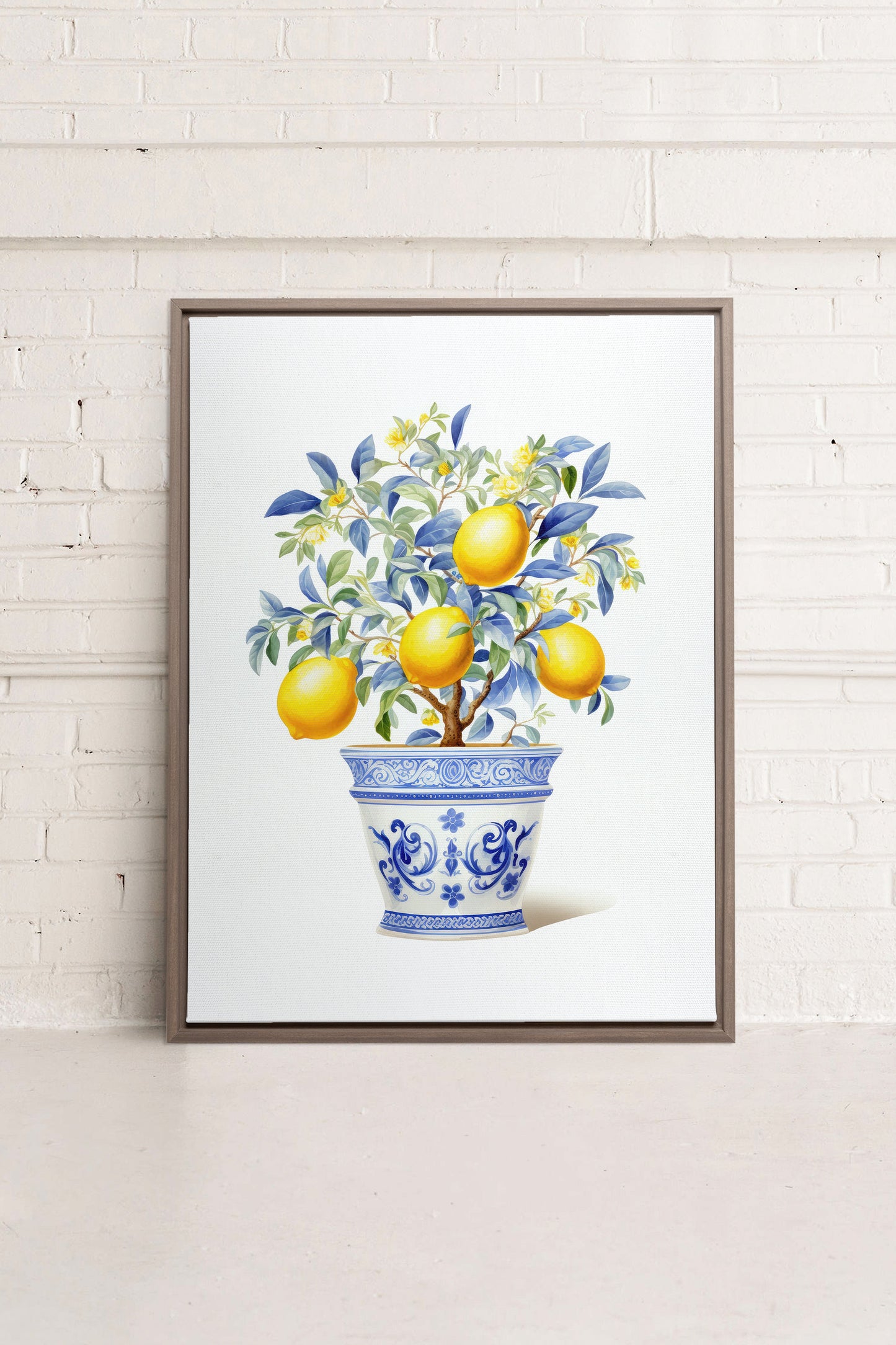 LEMON BREEZE, Oeuvre sur toile étirée