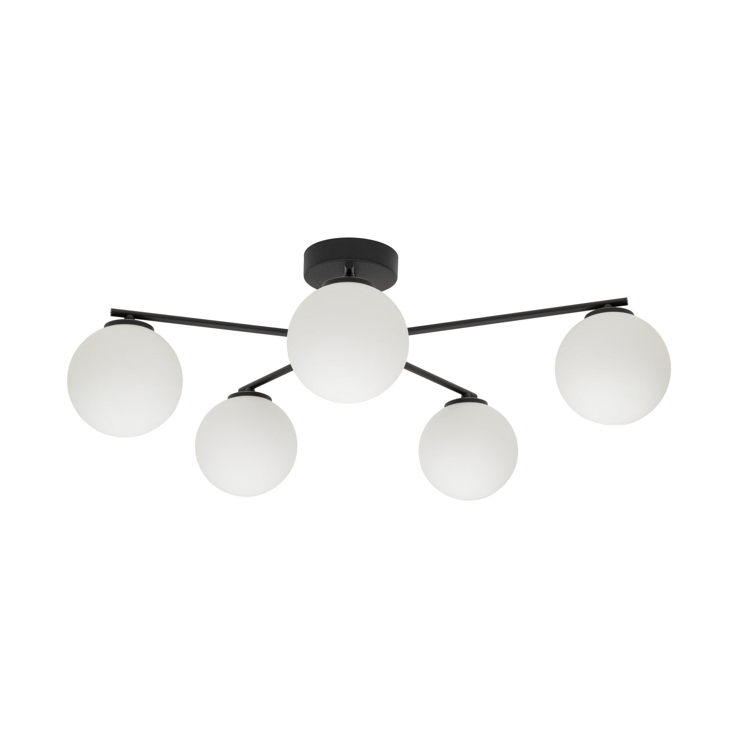 ELTON Black Scandinavian Ceiling Lamp for Living Room, Bedroom & Hallway - AURABAGS SHOP