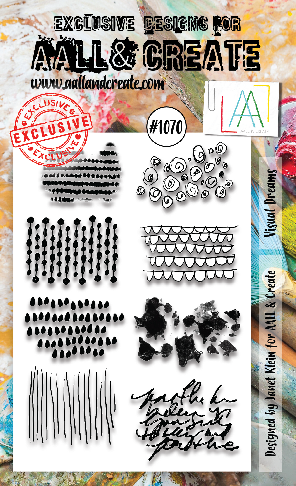 AALL and Create  A6 Stamp Set - 1070 - Visual Dreams