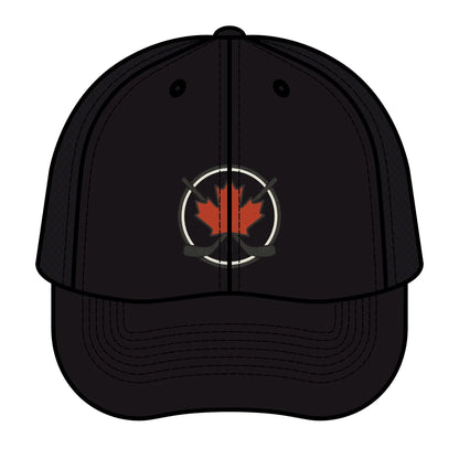 Maple Stick Hockey Hat – Maple Leaf & Crossed Sticks Snapback Cap