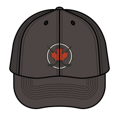 Maple Stick Hockey Hat – Maple Leaf & Crossed Sticks Snapback Cap
