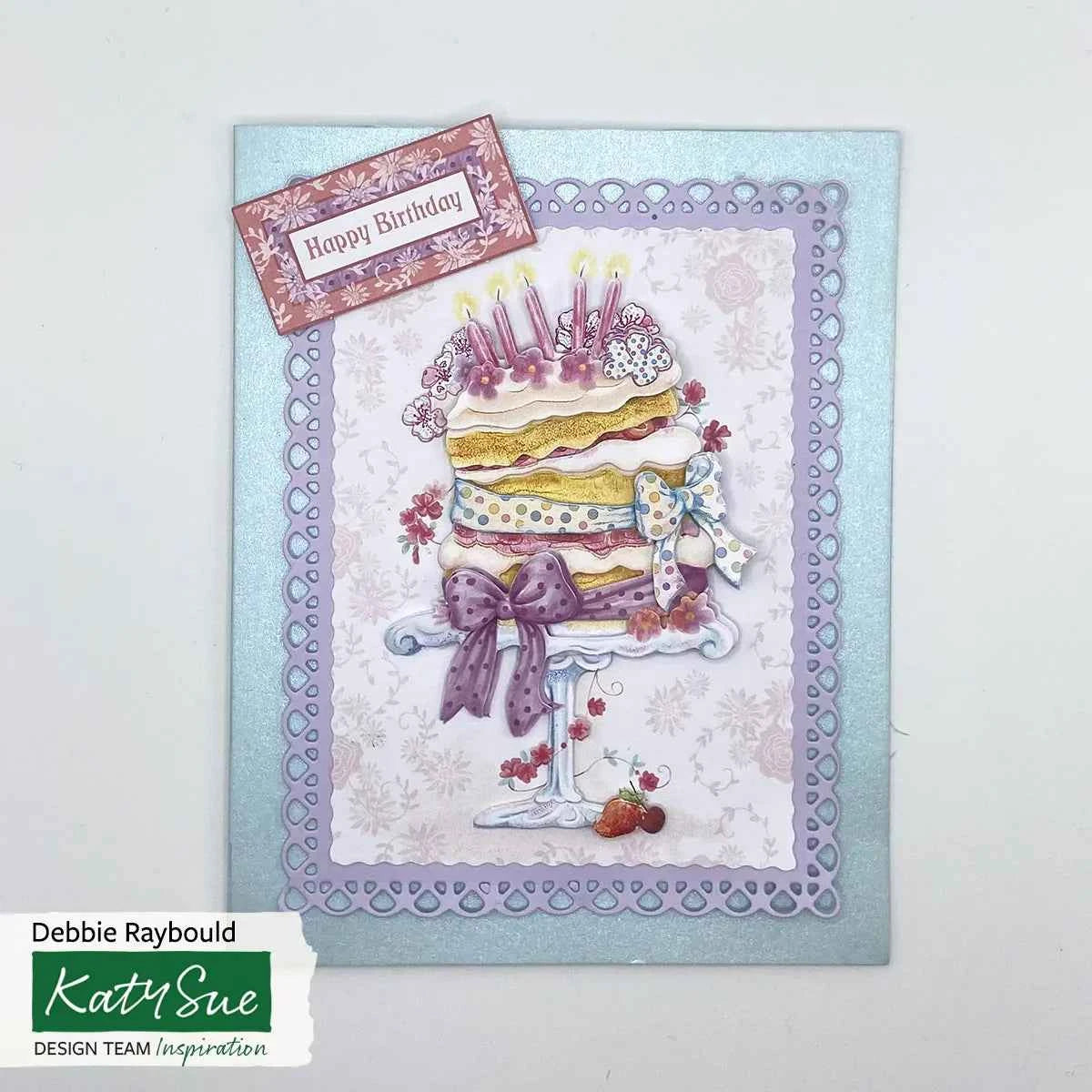 Die Cut Decoupage – Birthday Layer Cake (Pack Of 3)