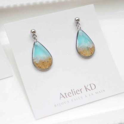 Boucles d'oreilles Tulum- goutte