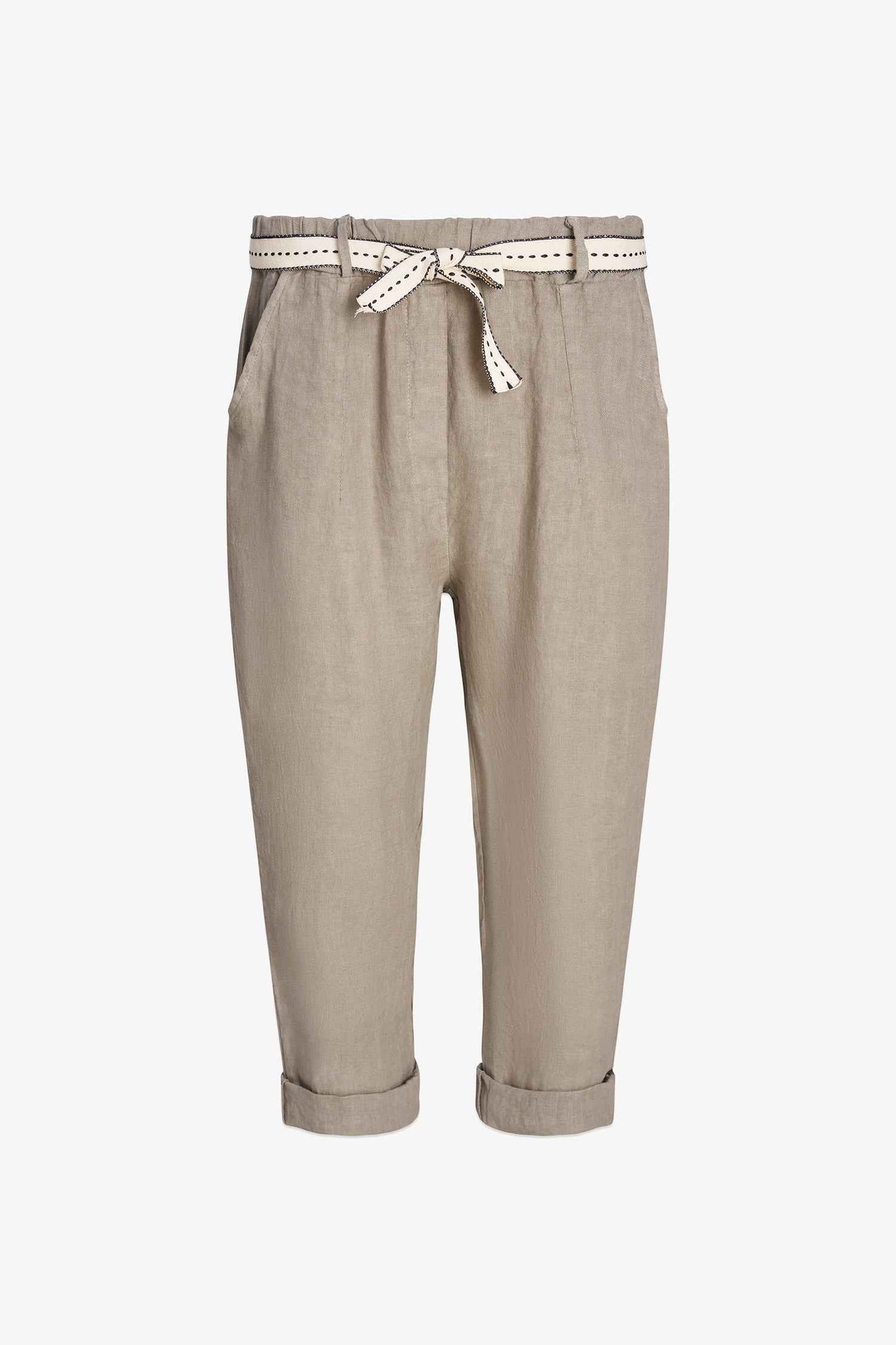Women's Woven Capri Trousers
