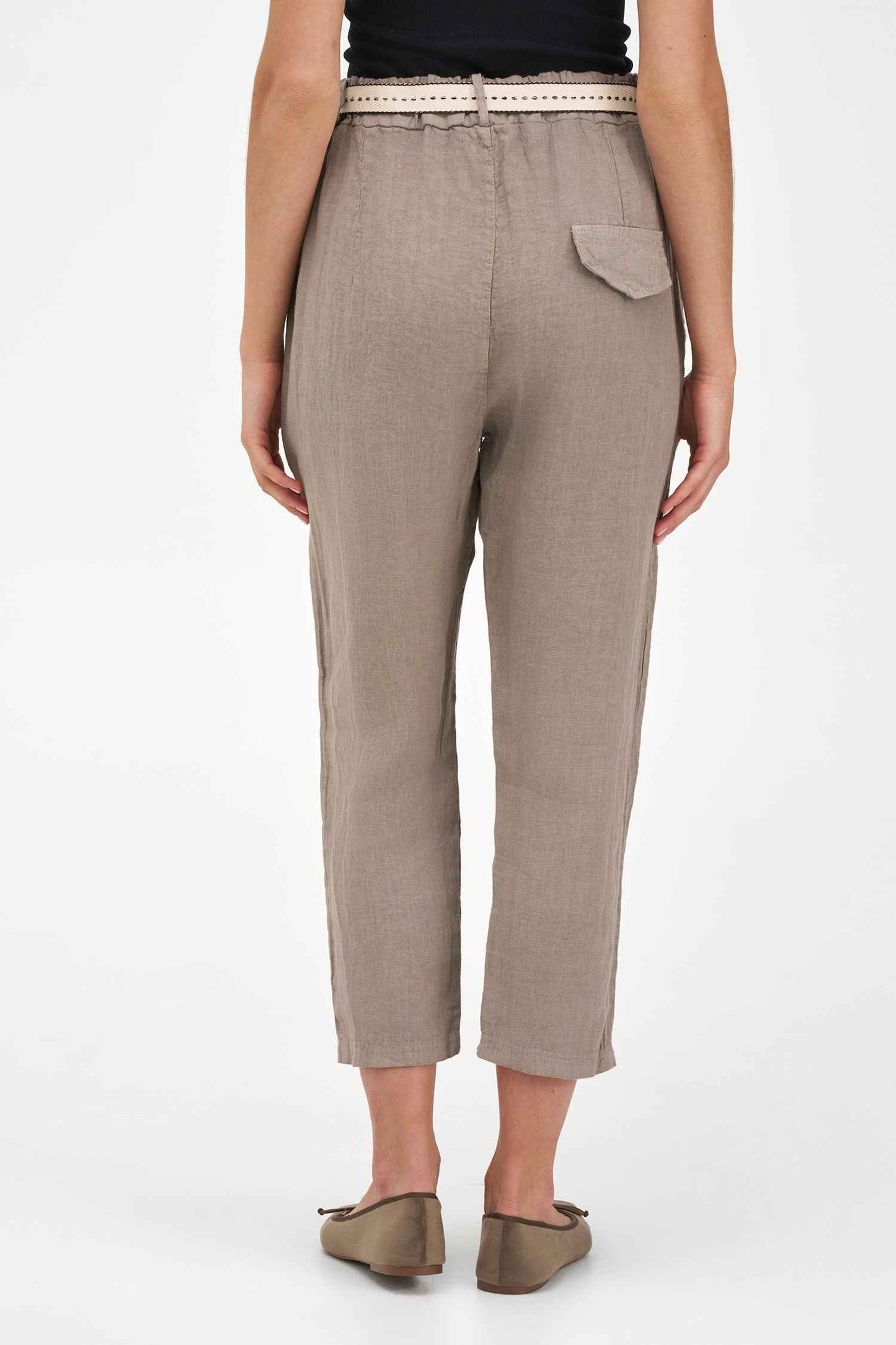 Women's Woven Capri Trousers