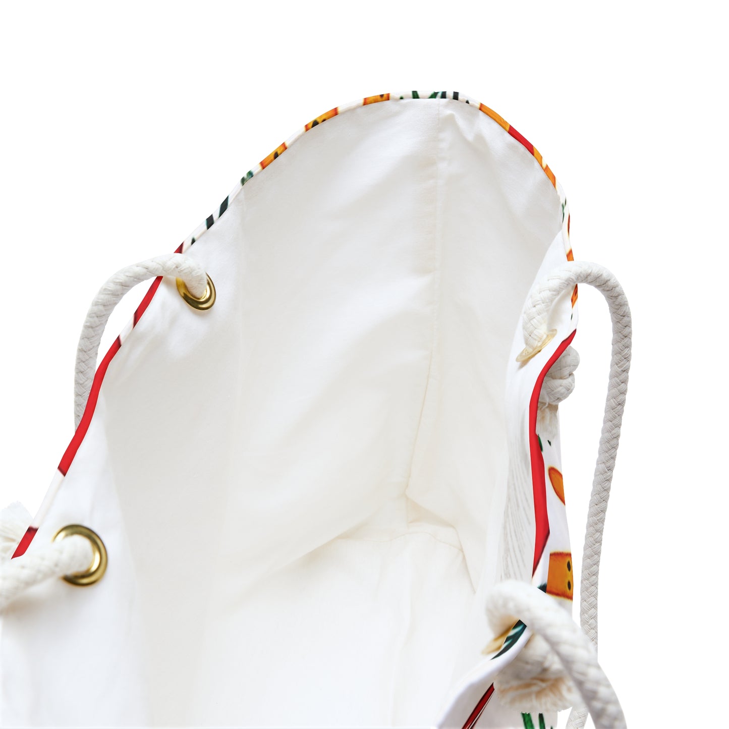 Farbenfrohe Handabdruck Weekender Tasche - Boho Palmendruck Reisetasche