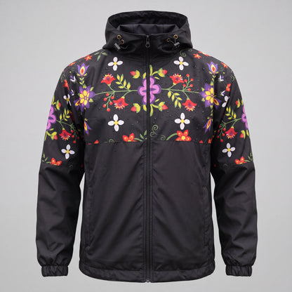 OLDTRIBES™ Midnight Bloom Windbreaker