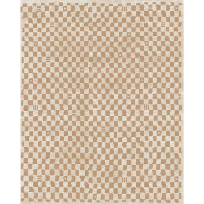 Metro Checkered Natural Rug