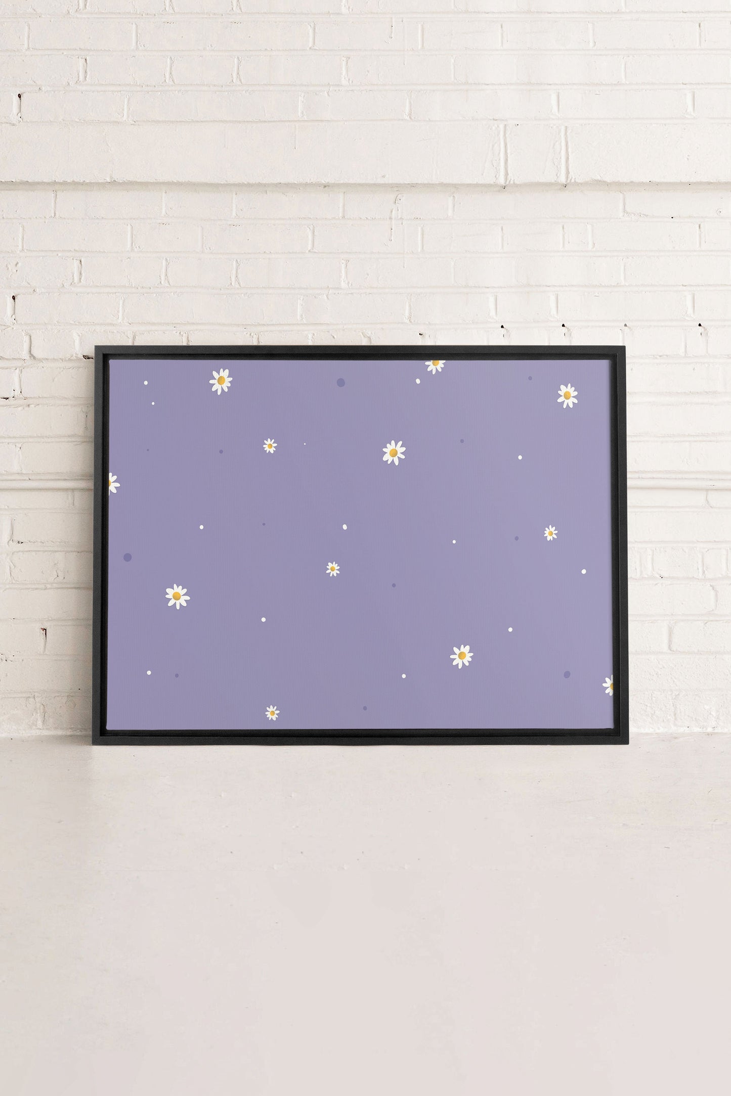 FLEURS DE LUNE, Oeuvre sur toile étirée
