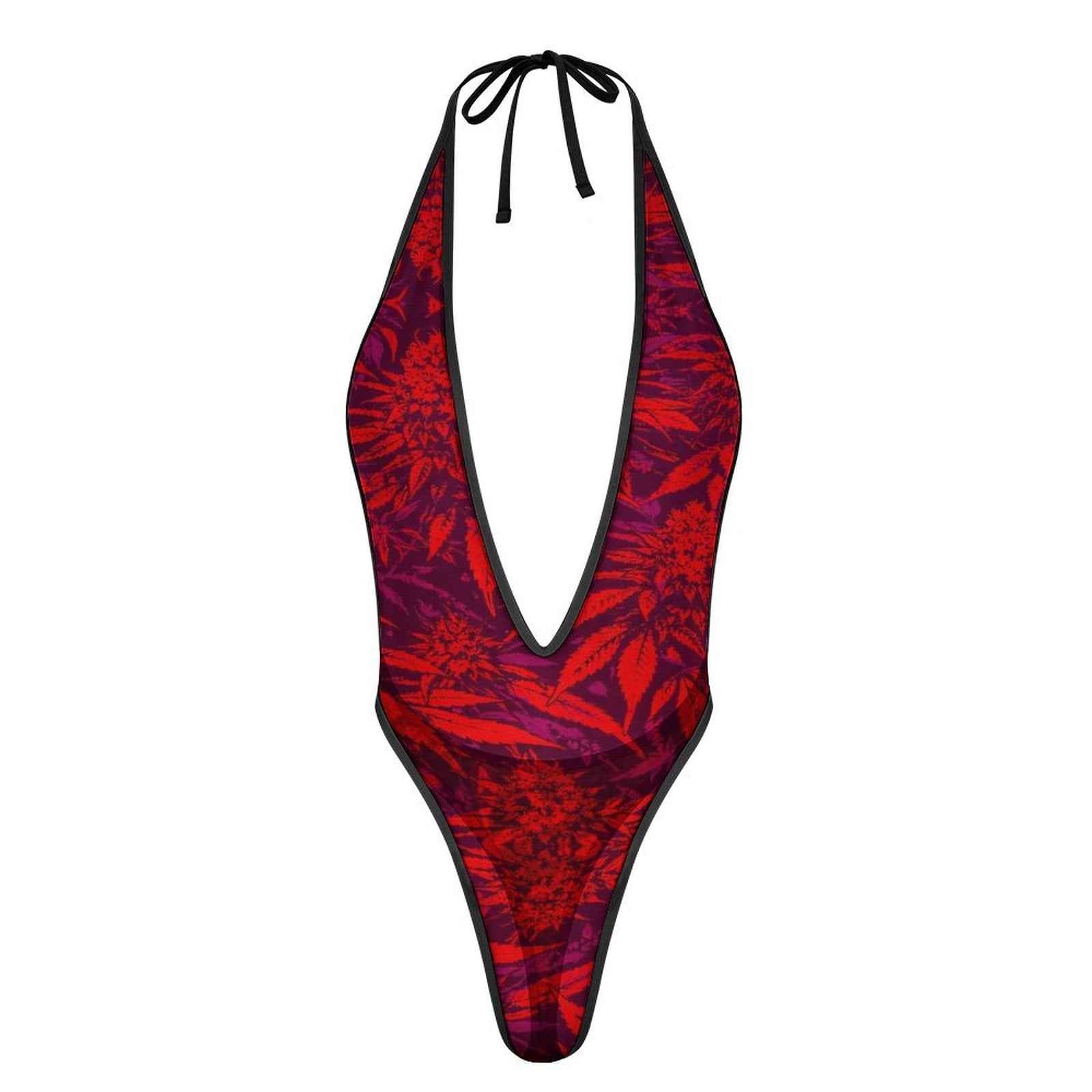 Electric Lettuce Sexy AF Deep-V thong bodysuit