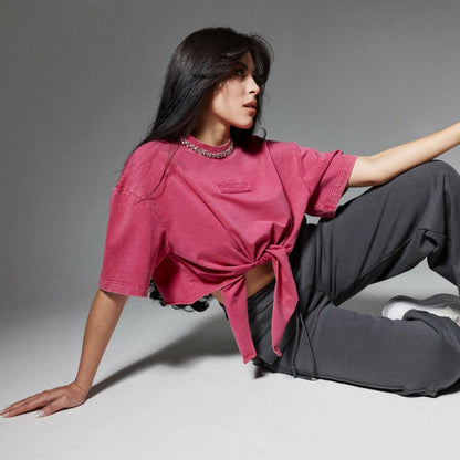 Short Sleeve Tie T-shirt