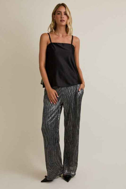 Nadia Contrast Strap Top