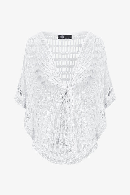 Women's Knit Poncho Top