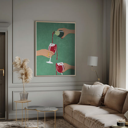 wall Art Cheers Girls